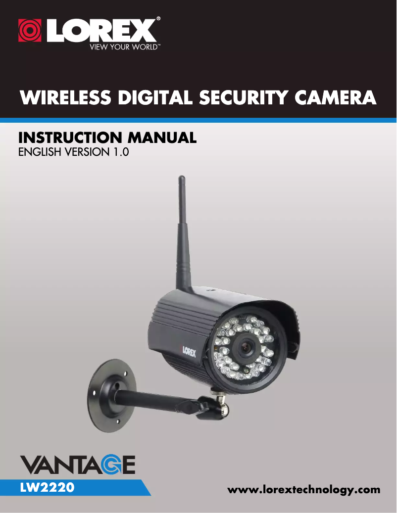 Imagen de la primera página del manual del dispositivo LW2220