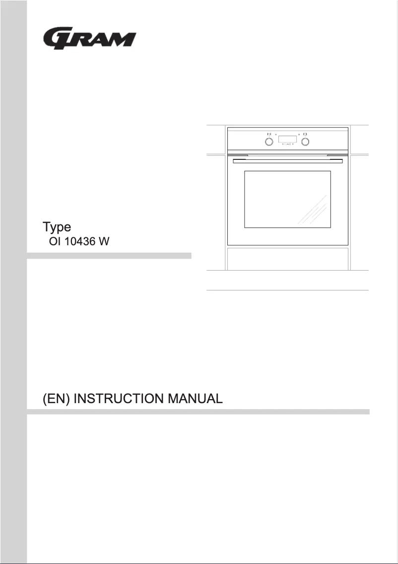 Page n°1 - Manuel utilisateur Gram OI 10436 W