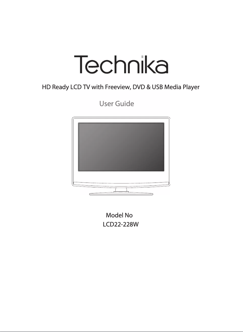 Image de la première page du manuel de l'appareil LCD22-228W