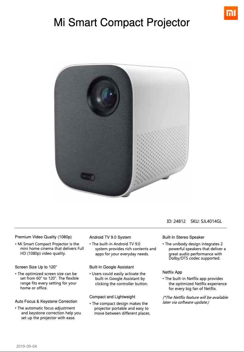 Imagen de la primera página del manual del dispositivo Mi Smart