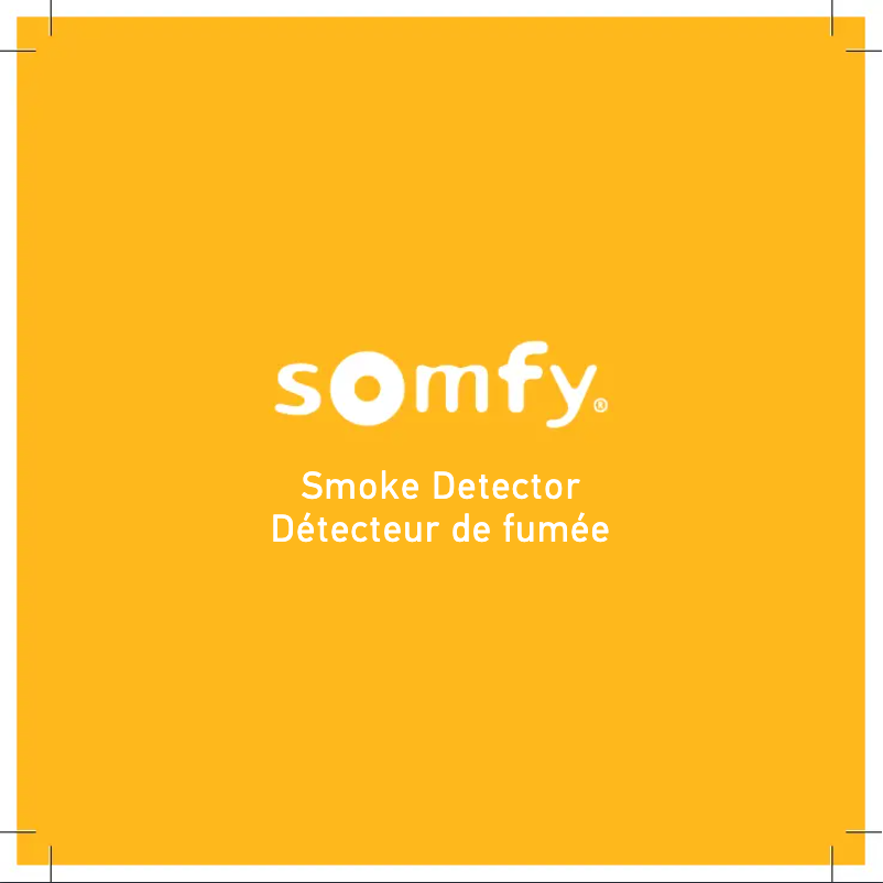 Page 1 de la notice Manuel utilisateur Somfy Smoke Detector