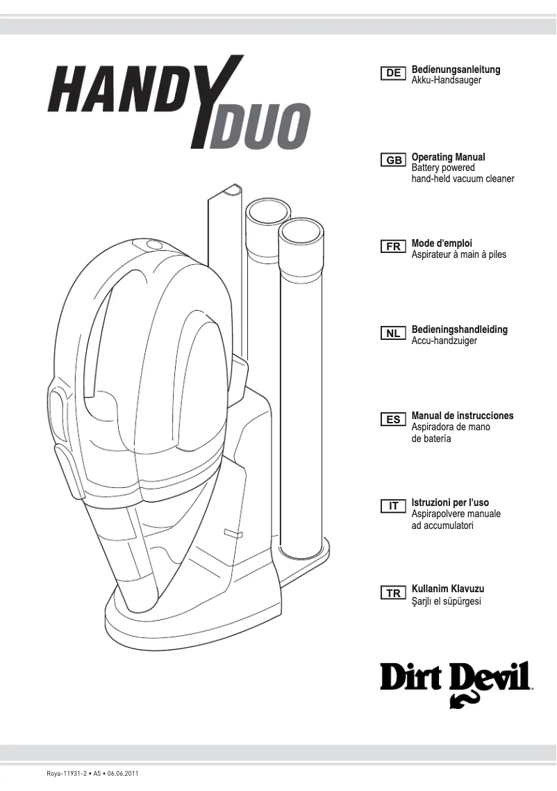Page n°1 - Manuel utilisateur Dirt Devil M 3121 Handy Duo