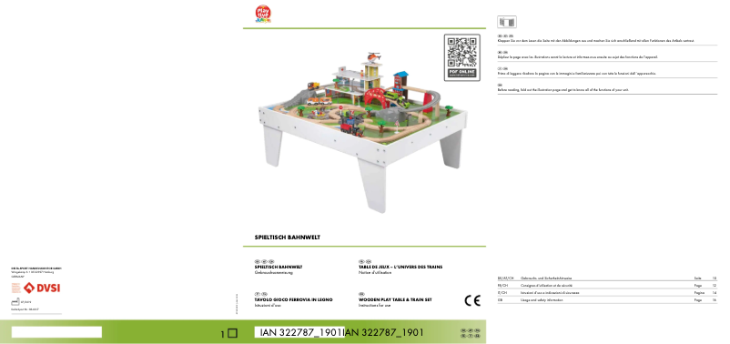 Page 1 de la notice Manuel utilisateur Playtive IAN 322787