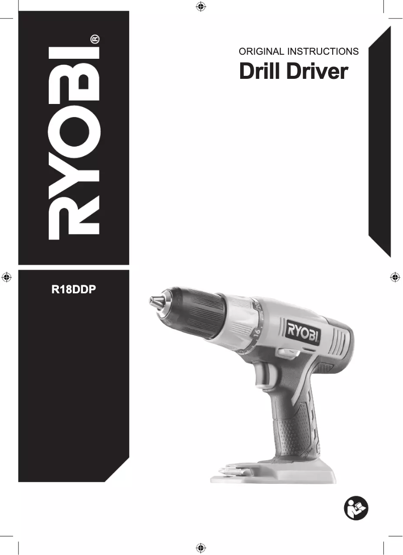 Page 1 de la notice Manuel utilisateur RYOBI R18DDP
