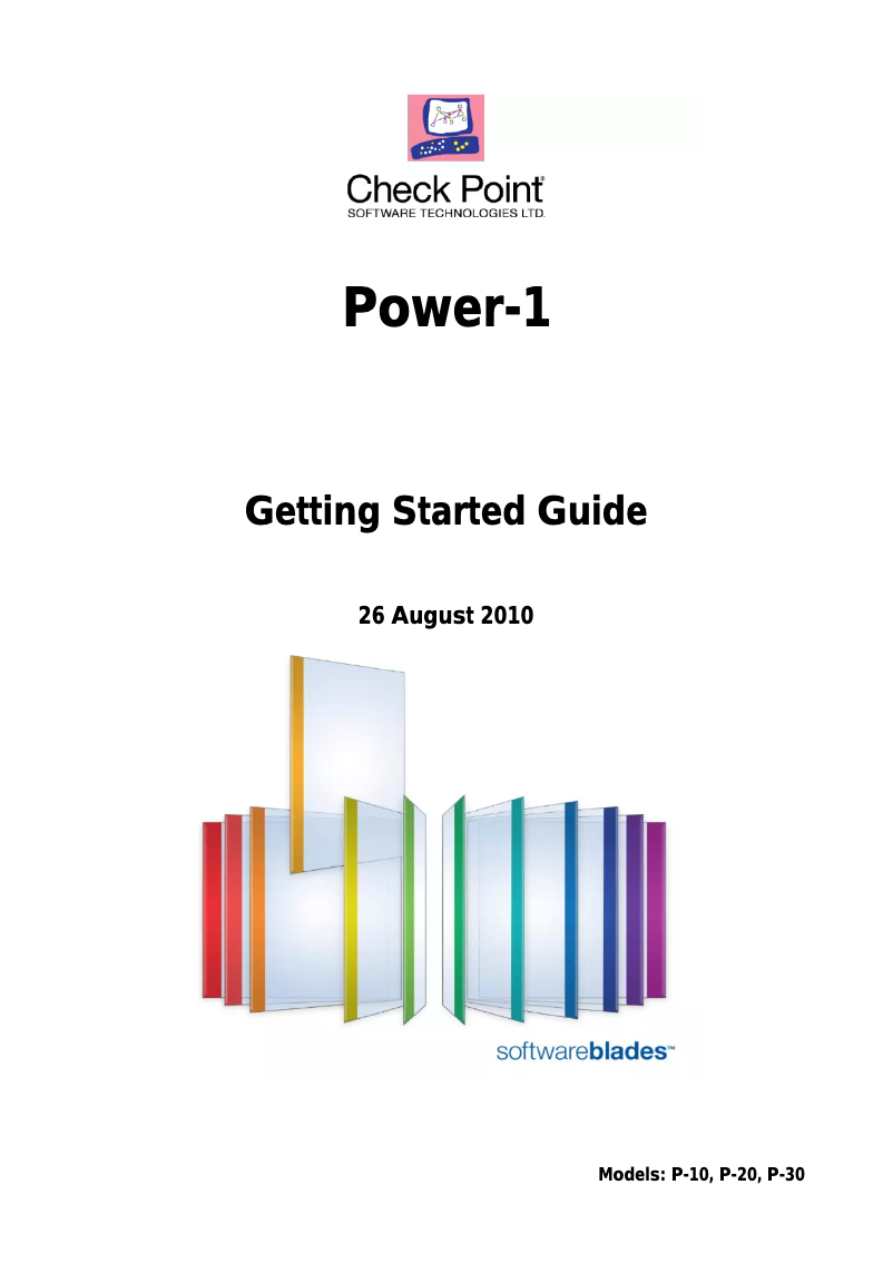 Page 1 de la notice Manuel utilisateur Check Point Power-1 11067