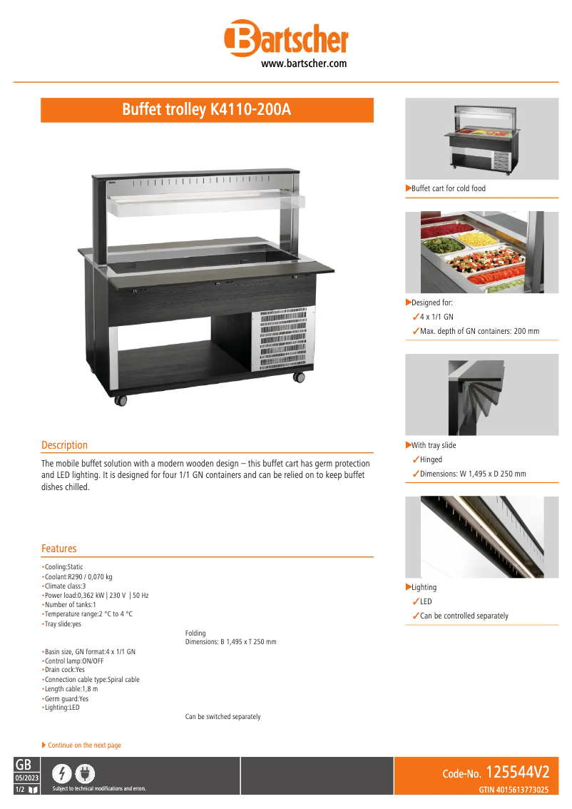 Image de la première page du manuel de l'appareil K4110-200A