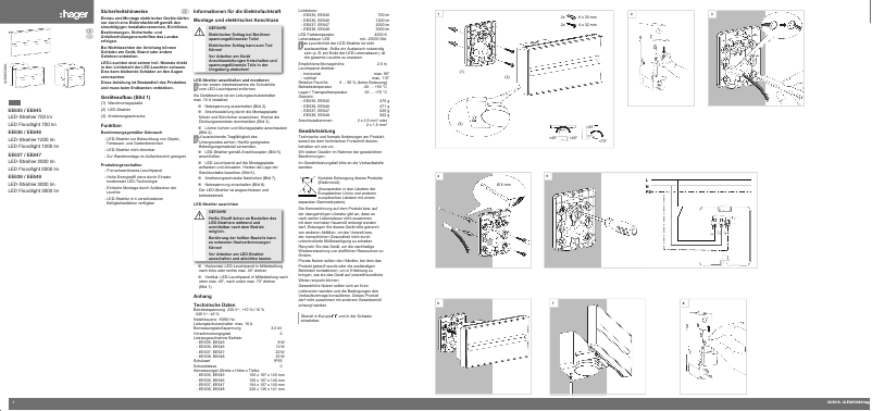 Page n°1 - Manuel utilisateur Hager EE637