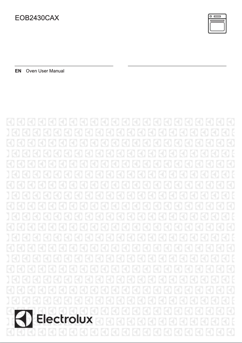 Page 1 de la notice Manuel utilisateur Electrolux EOB2430CAX