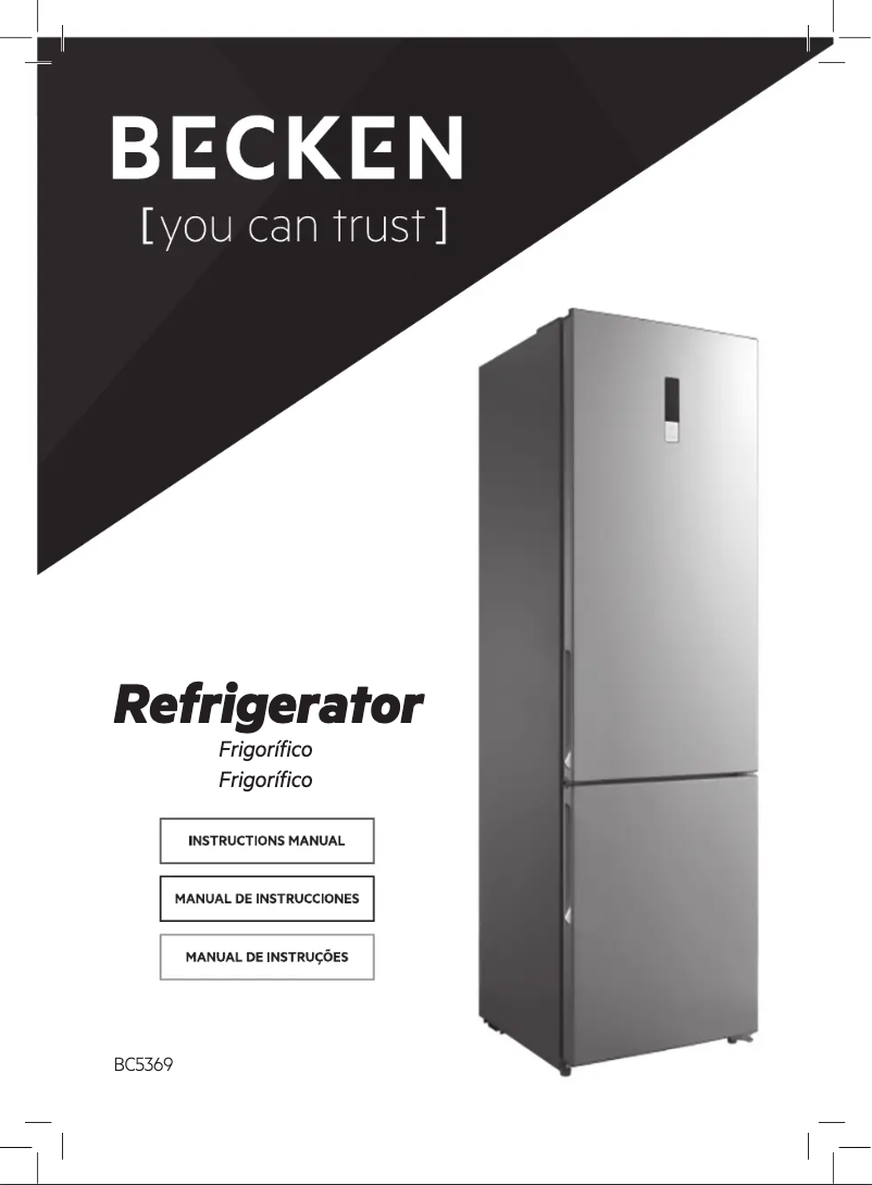 Image de la première page du manuel de l'appareil BC5369