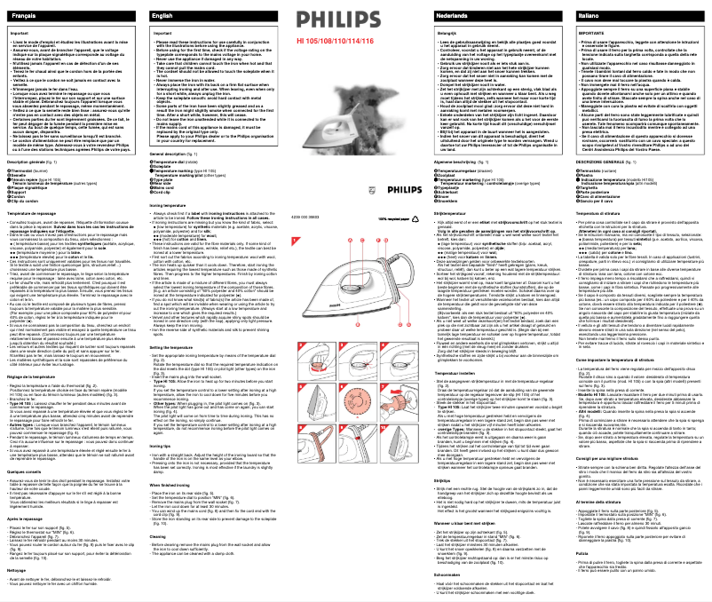 Page n°1 - Manuel utilisateur Philips HI 116