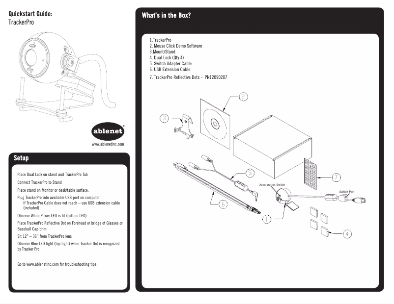 Page 1 de la notice Manuel utilisateur Hypertec TrackerPro