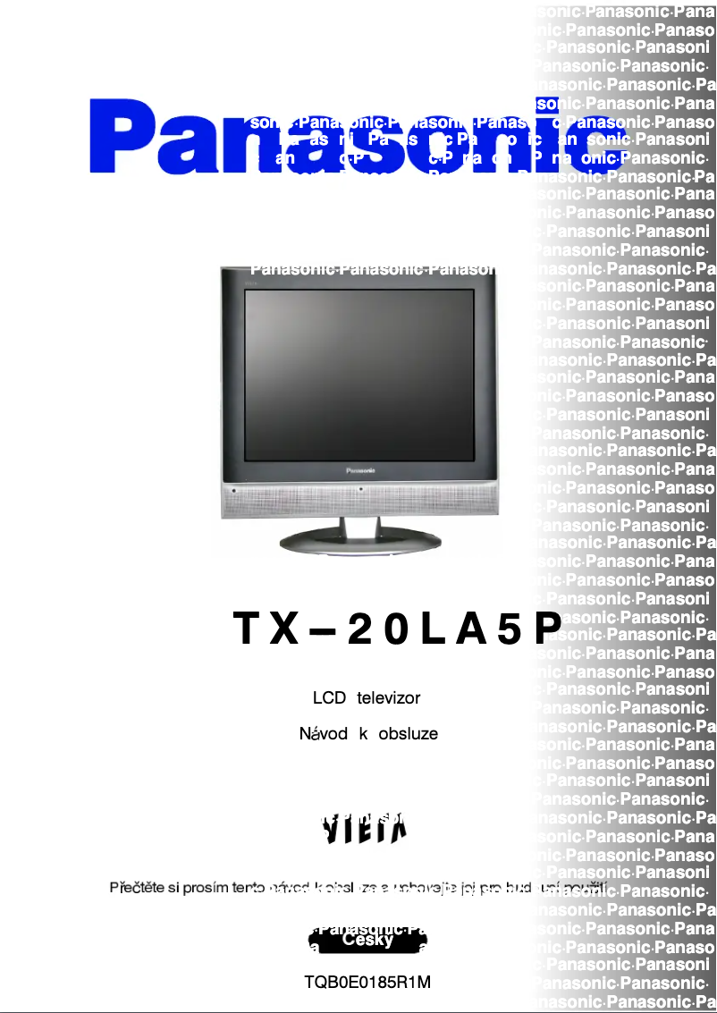 Page 1 de la notice Manuel utilisateur Panasonic Viera TX-20LA5P