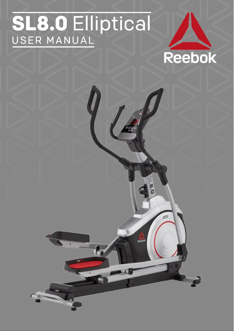 Page n°1 - Manuel utilisateur Reebok SL8.0