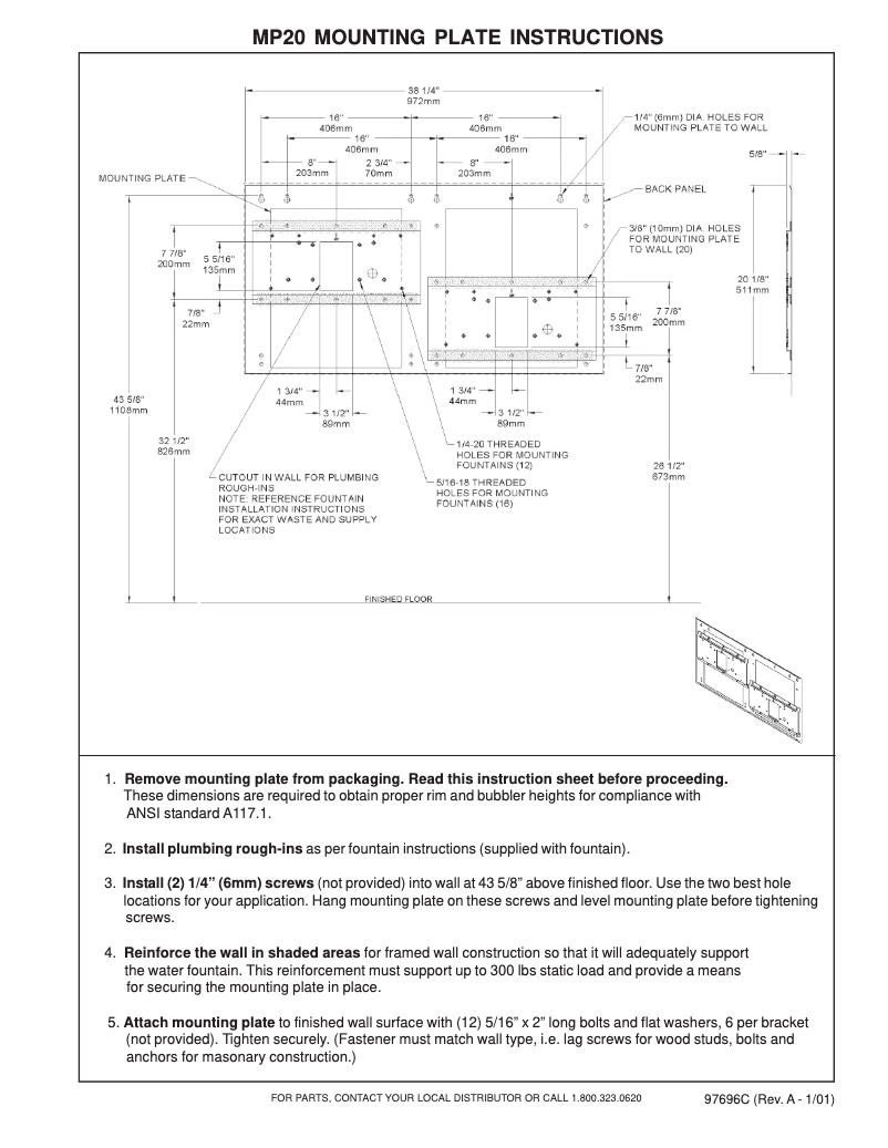 Image de la première page du manuel de l'appareil MP20