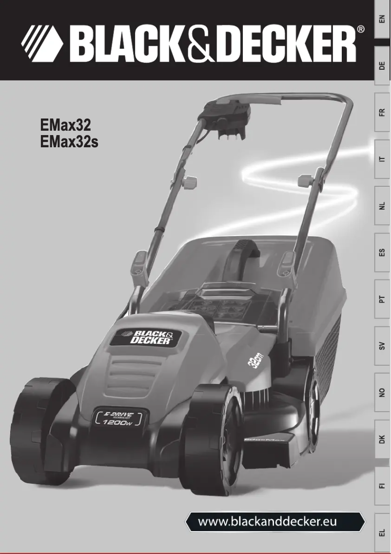 Page n°1 - Manuel utilisateur Black & Decker EMAX32s