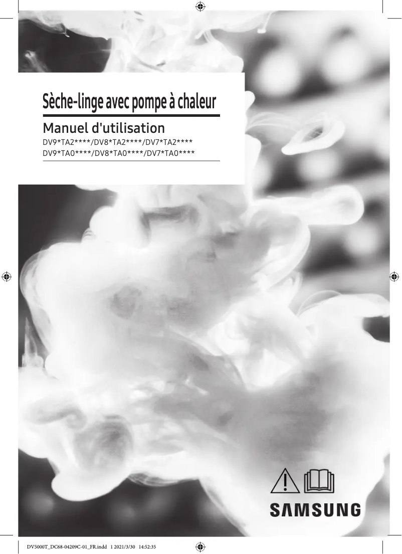 Page n°1 - Manuel utilisateur Samsung DV90TA040TE