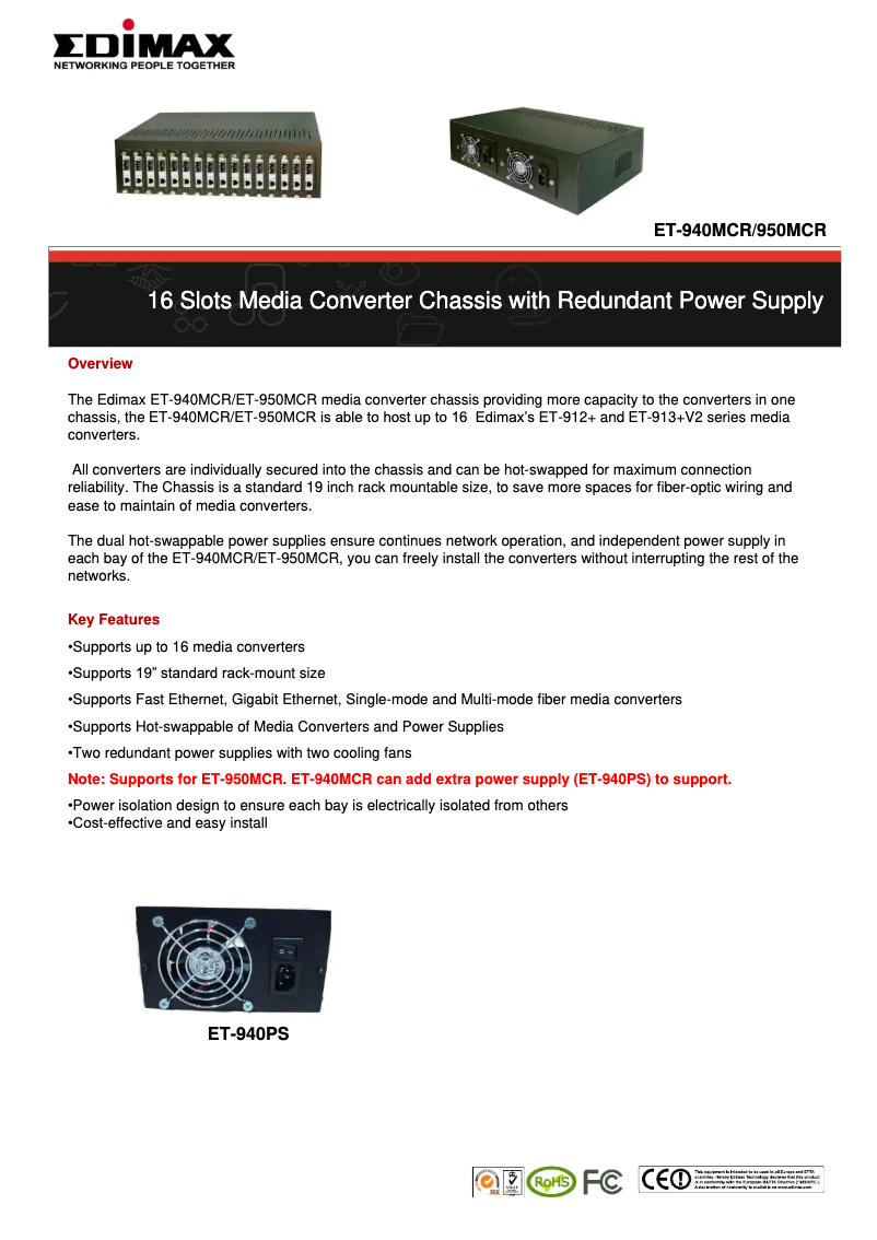 Image de la première page du manuel de l'appareil ET-950MCR