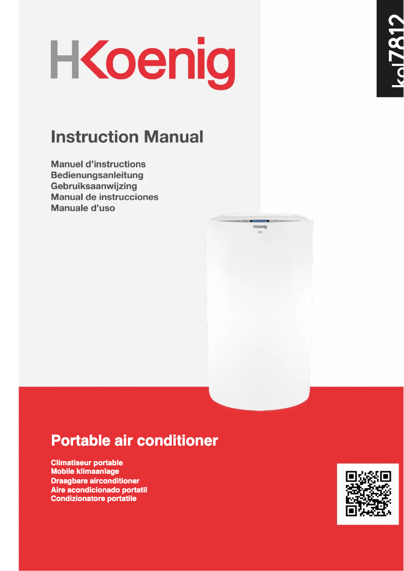 Page n°1 - Manuel utilisateur H.Koenig KOL7812