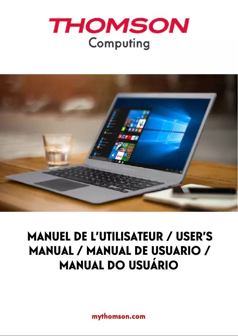 Page 1 de la notice Manuel utilisateur Thomson Hero 10