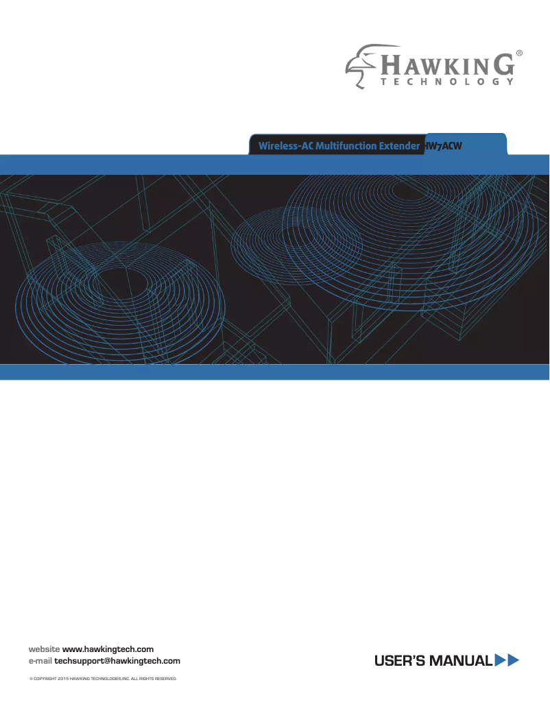 Image de la première page du manuel de l'appareil HW7ACW