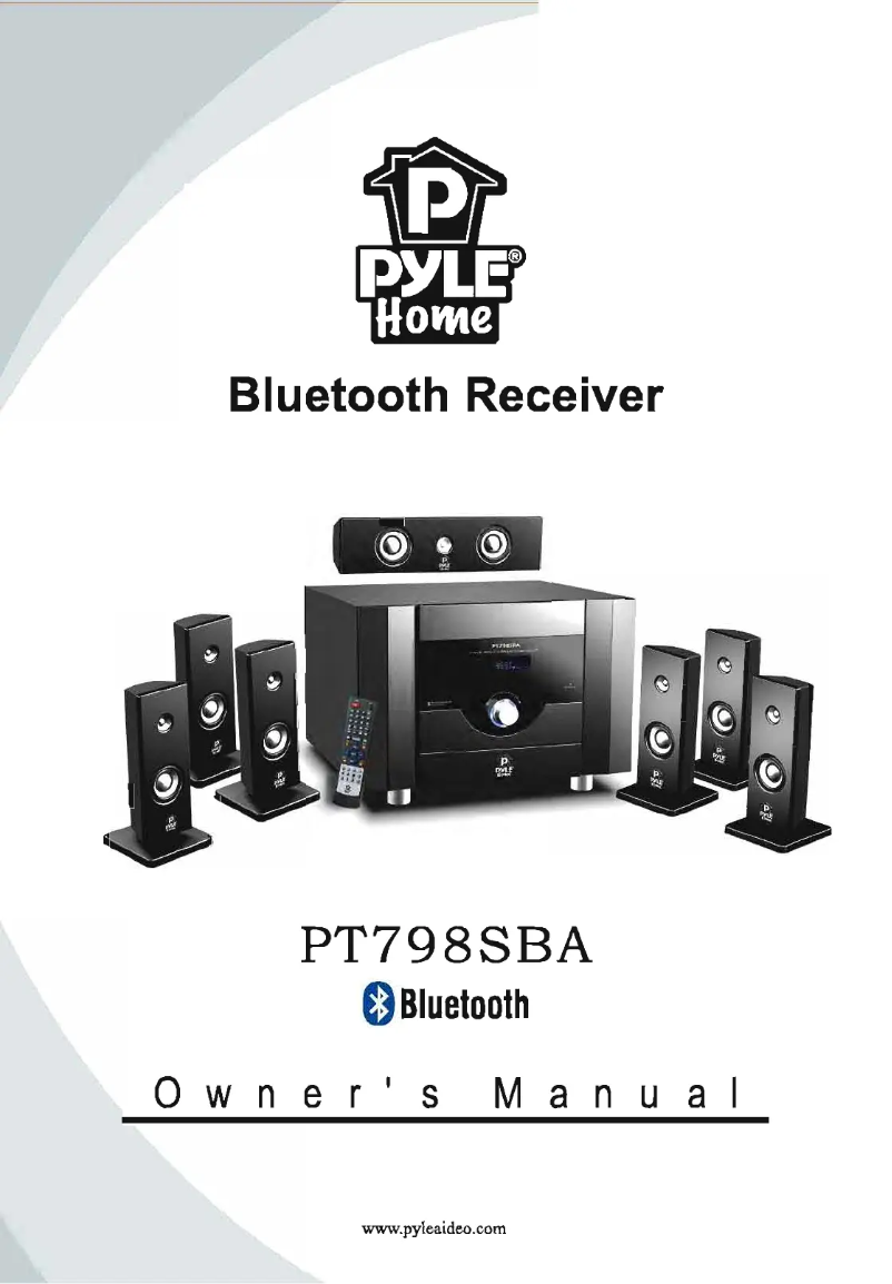 Page 1 de la notice Manuel utilisateur Pyle PT798SBA