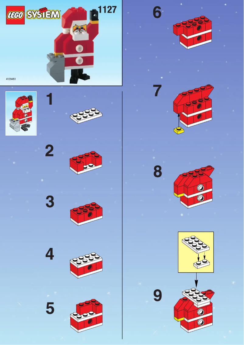 Page n°1 - Manuel utilisateur Lego SANTA CLAUS