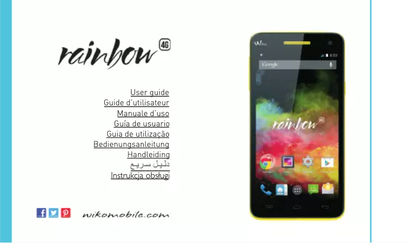 Image de la première page du manuel de l'appareil Rainbow 4G LTE