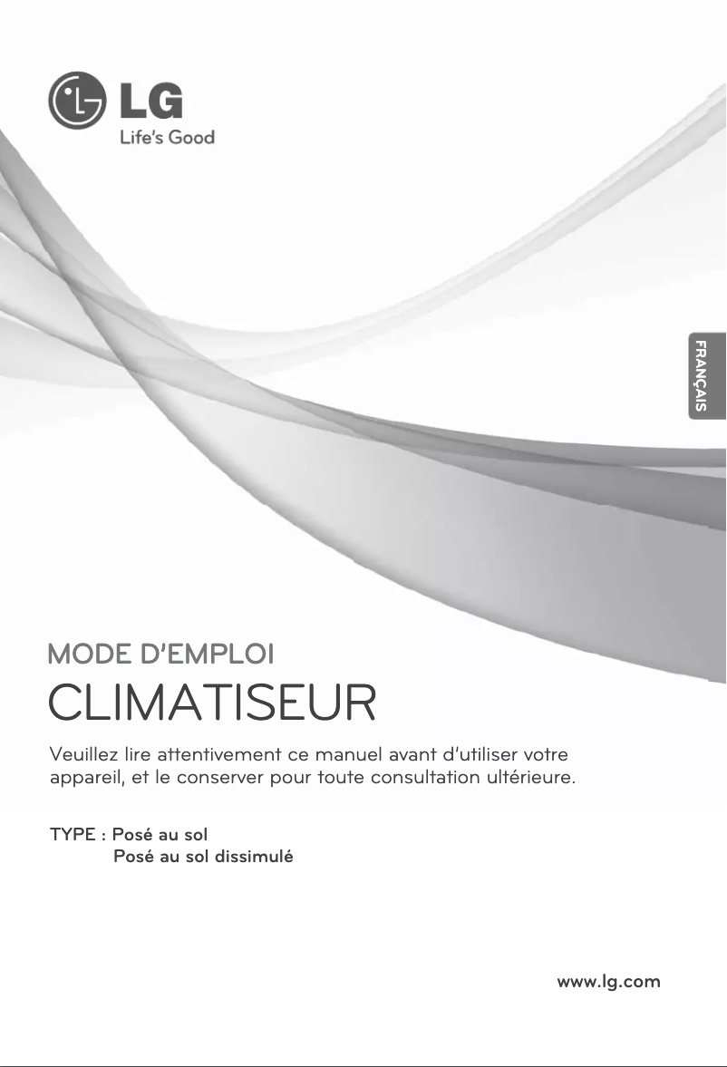 Page 1 de la notice Manuel utilisateur LG ARNU12GCEA2