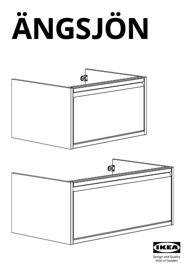 Image de la première page du manuel de l'appareil ÄNGSJÖN 205.350.96