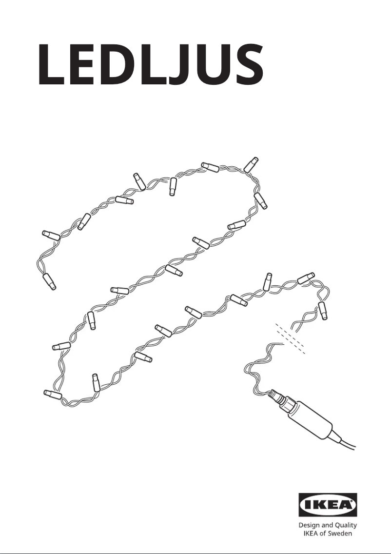 Image de la première page du manuel de l'appareil LEDLJUS 103.574.38