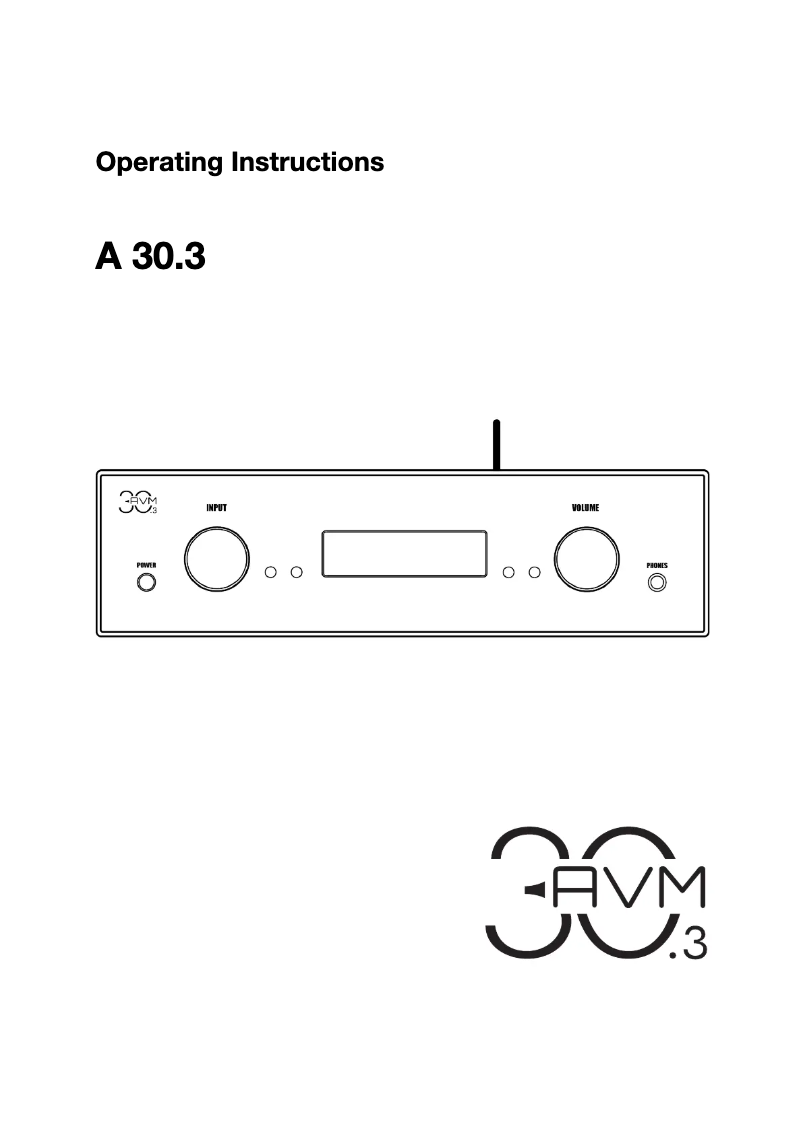 Imagen de la primera página del manual del dispositivo A 30.3