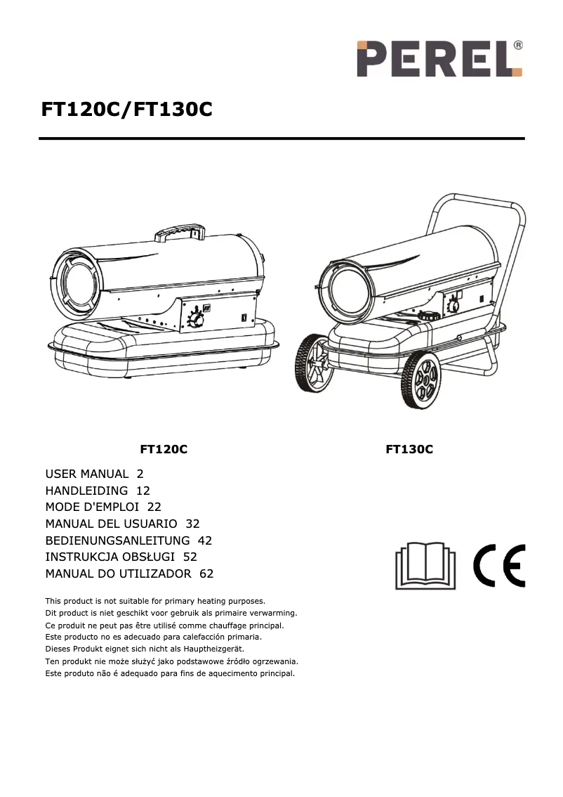 Page n°1 - Manuel utilisateur Perel FT120C