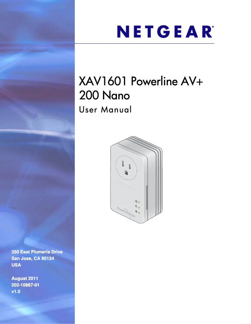 Page n°1 - Mode d'emploi Netgear XAV1601