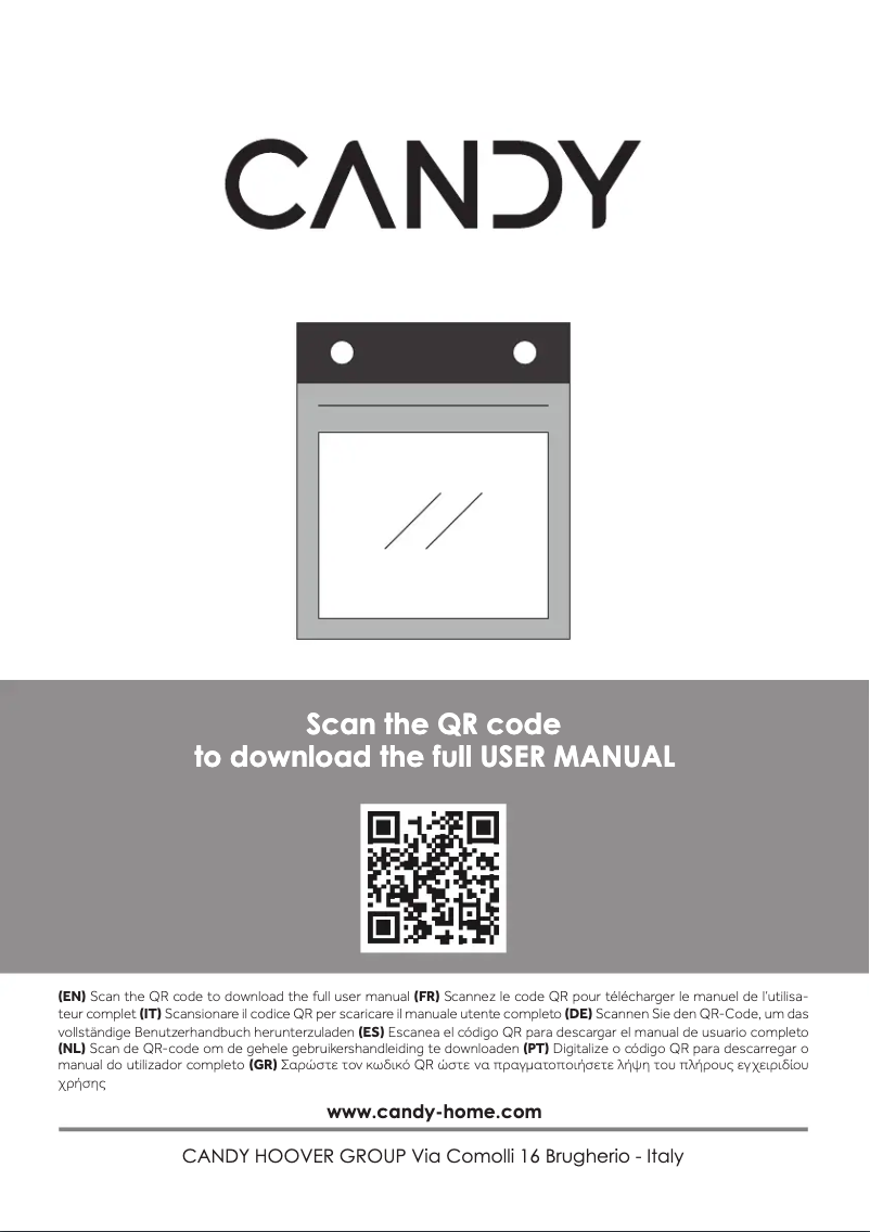 Page n°1 - Manuel utilisateur Candy FMBC P955 E0