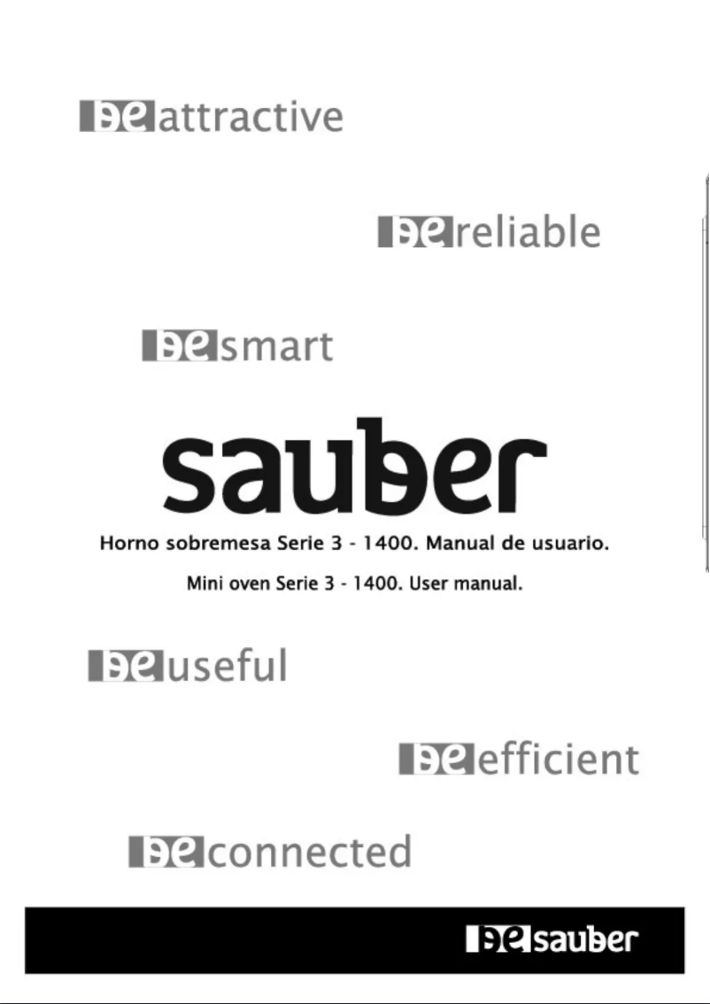 Page 1 de la notice Manuel utilisateur Sauber SERIE 3-1400