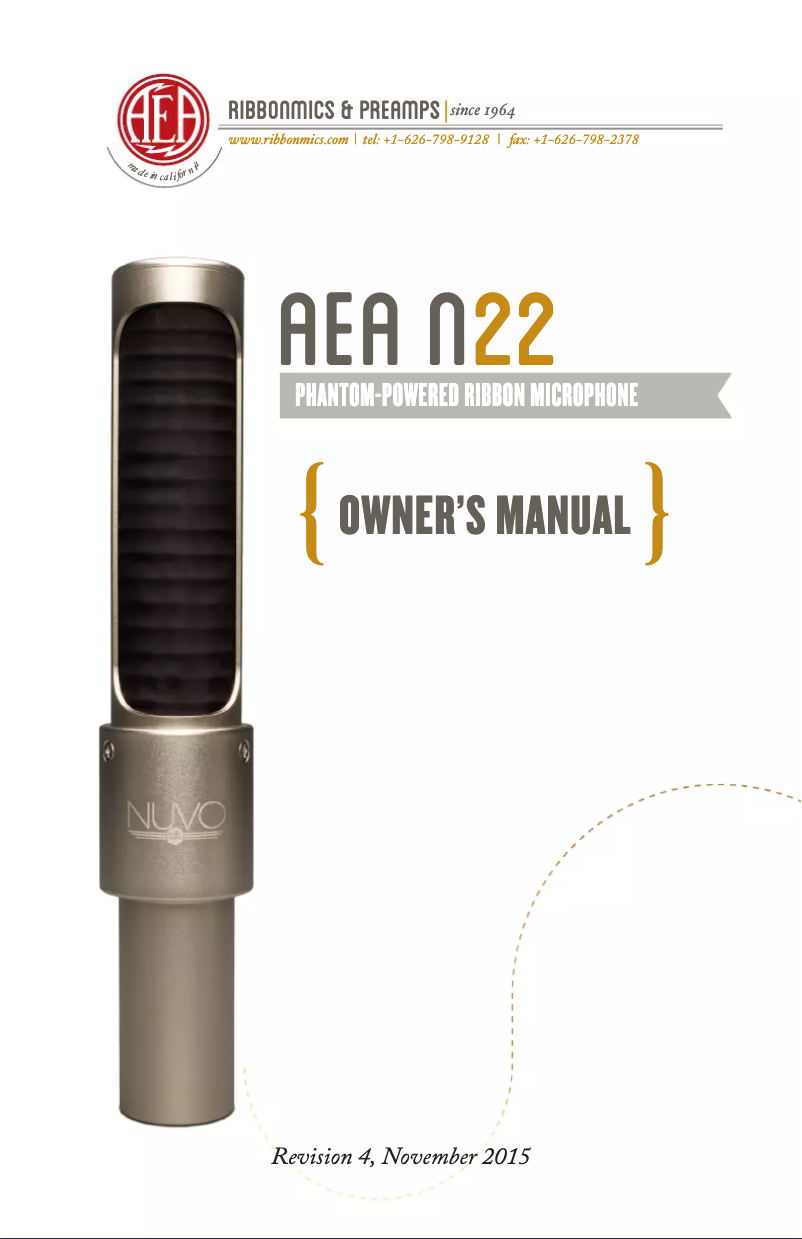 Image de la première page du manuel de l'appareil N22