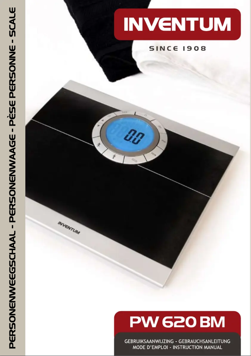 Image de la première page du manuel de l'appareil PW620BM