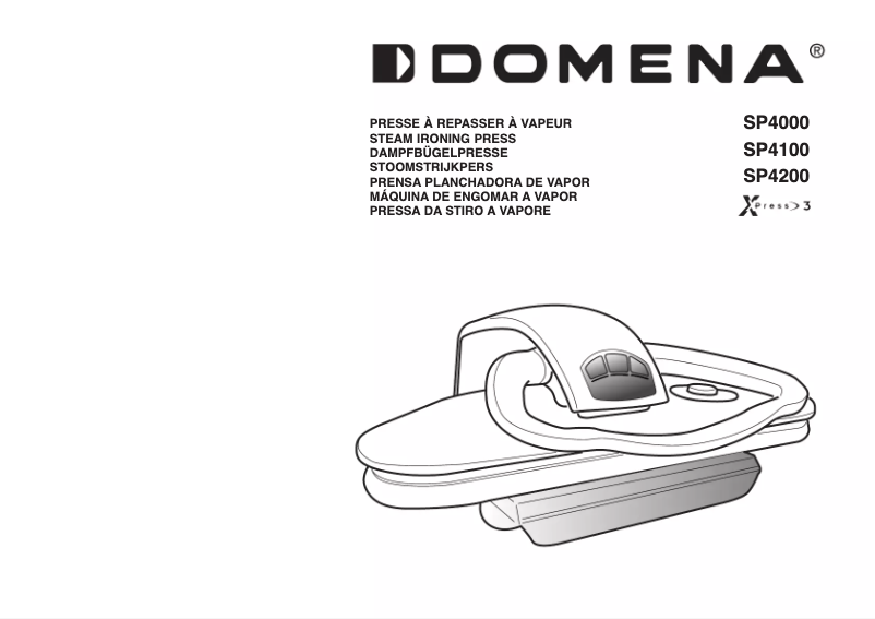 Page n°1 - Manuel utilisateur Domena SP 4200