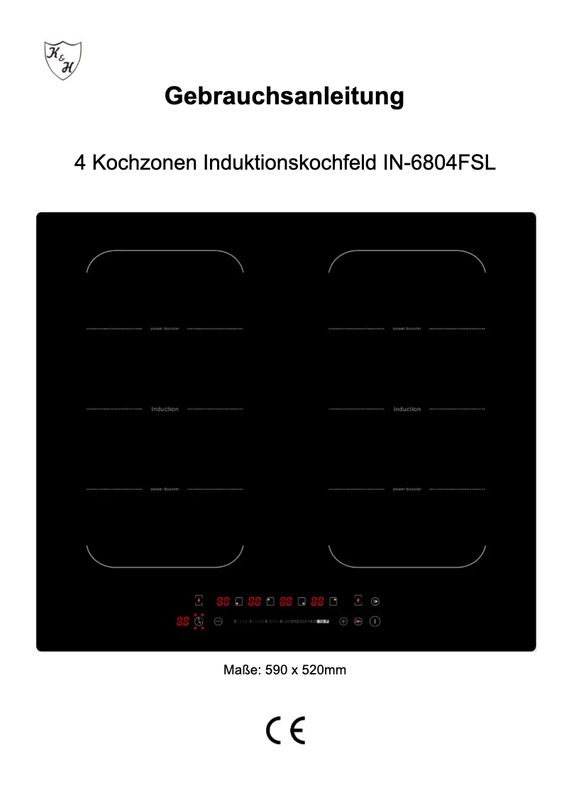 Page n°1 - Manuel utilisateur K&H IN-6804FSL