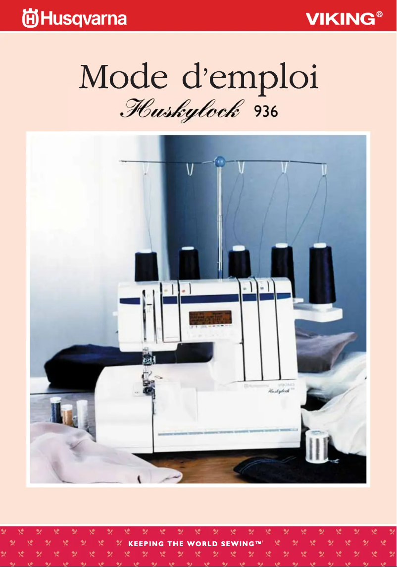 Page n°1 - Manuel utilisateur Husqvarna Huskylock 936