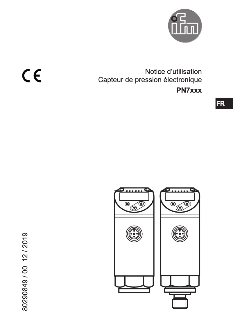 Page n°1 - Manuel utilisateur IFM PN7097