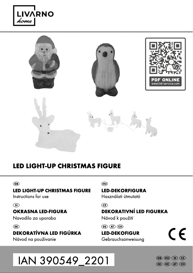 Page 1 de la notice Manuel utilisateur Livarno Lux IAN 390549