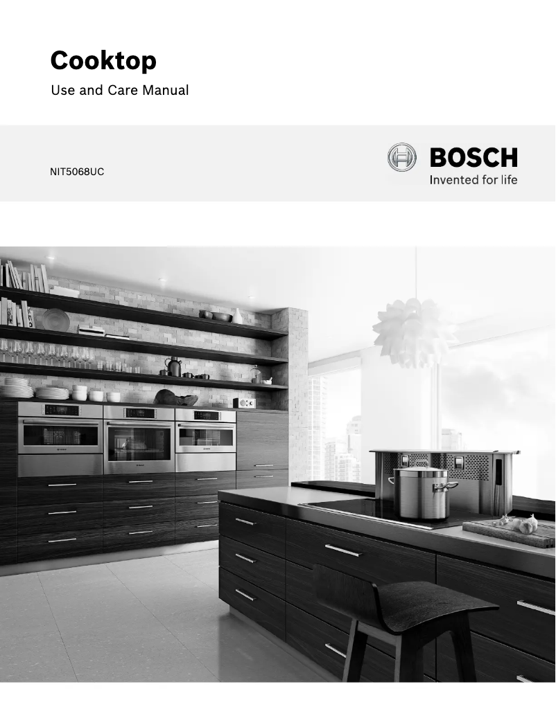 Page 1 de la notice Manuel utilisateur Bosch NIT5068UC