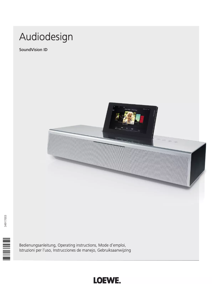 Page n°1 - Manuel utilisateur Loewe SoundVision ID