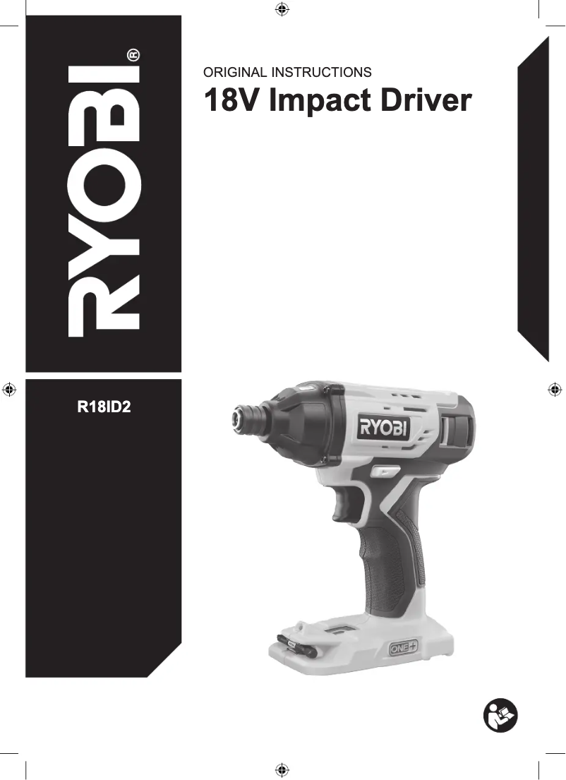 Page 1 de la notice Manuel utilisateur RYOBI One+ R18PDID2