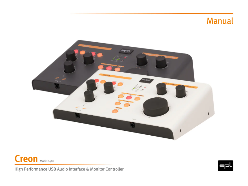 Page 1 de la notice Manuel utilisateur SPL Creon 1410
