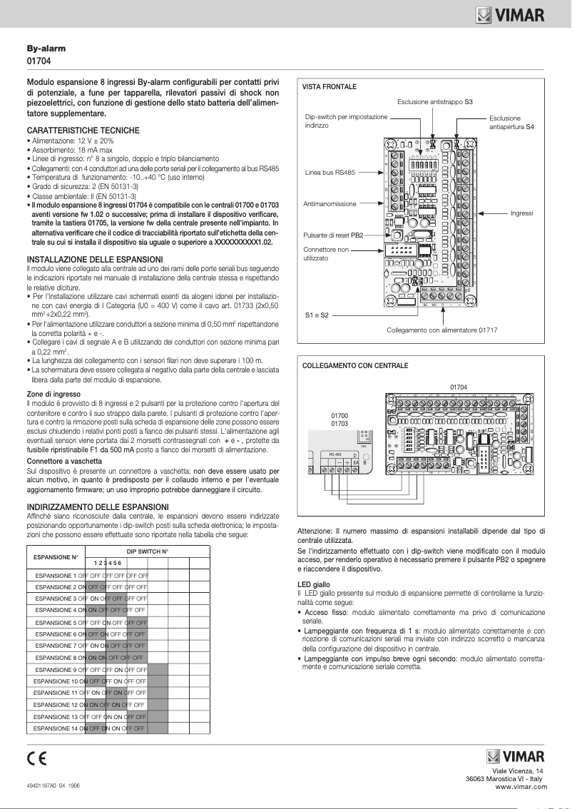 Image de la première page du manuel de l'appareil 01704