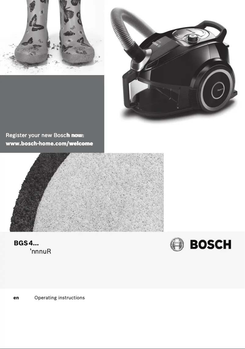 Page n°1 - Manuel utilisateur Bosch BGS4SIL73B