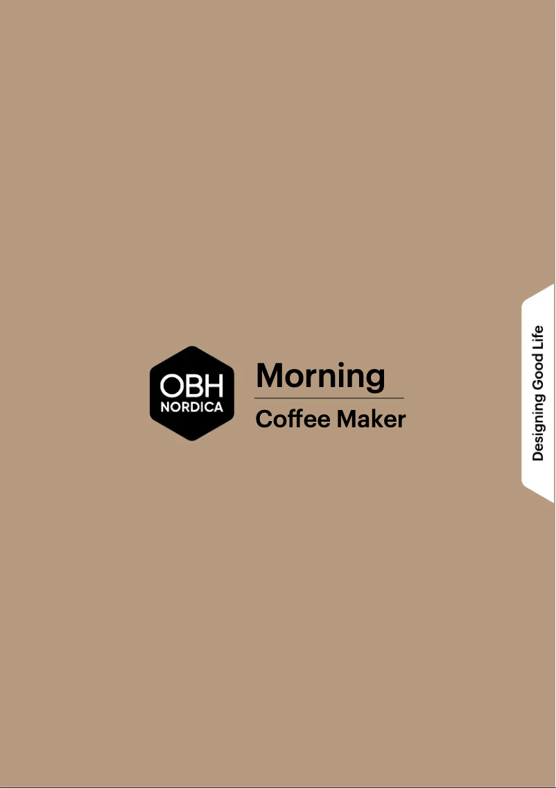 Page 1 de la notice Manuel utilisateur OBH Nordica Morning OP2M08S0
