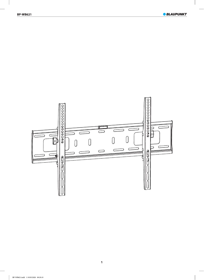 Image de la première page du manuel de l'appareil BP-WB621
